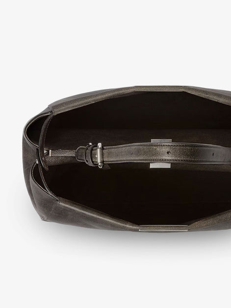 Fendi My Peekaboo Large leather shoulder bag with vintage effect