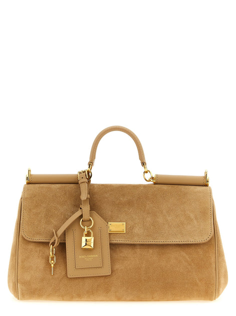 'My Sicily' suede handbag