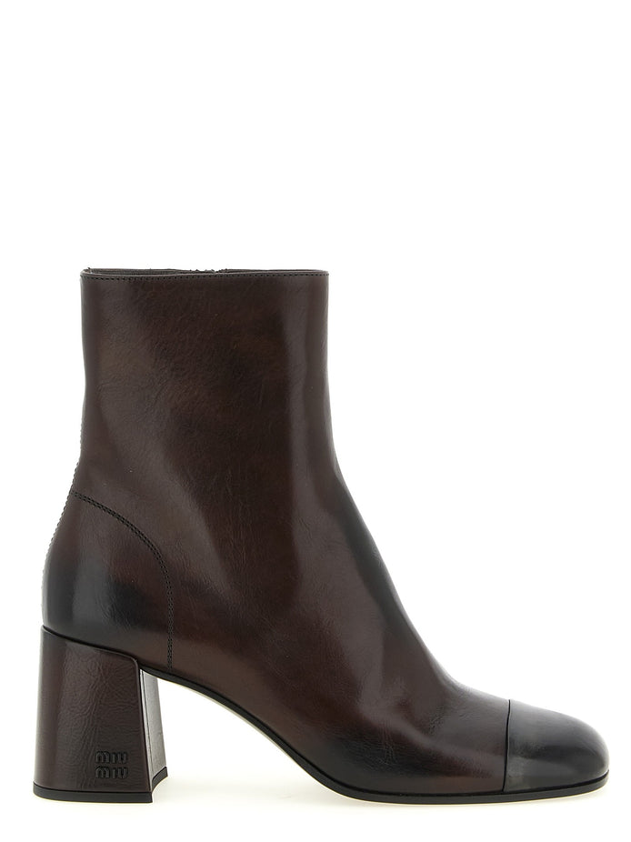 Nappa ankle boots