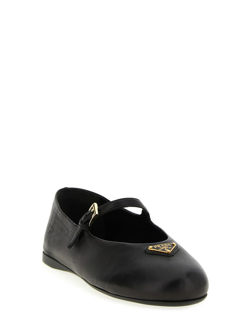 Nappa ballet flats