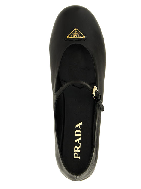Nappa ballet flats