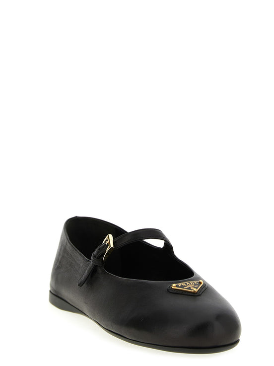 Nappa ballet flats