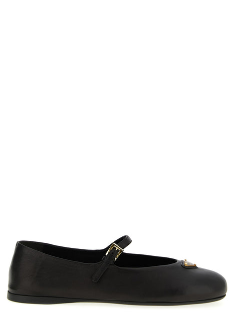 Nappa ballet flats