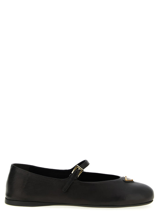 Nappa ballet flats