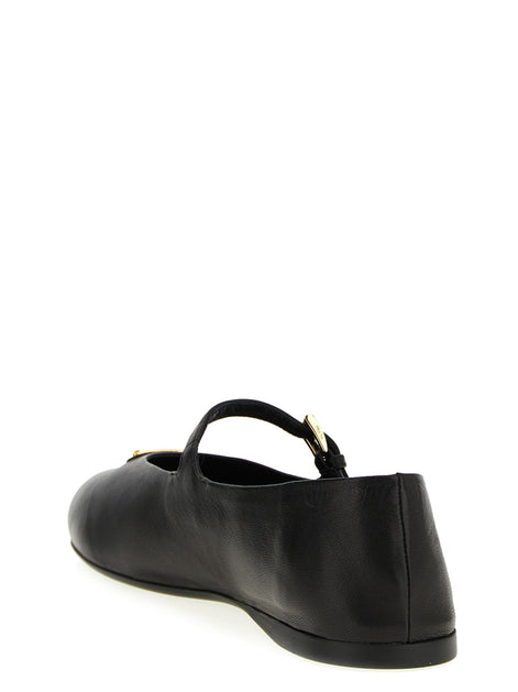 Nappa ballet flats