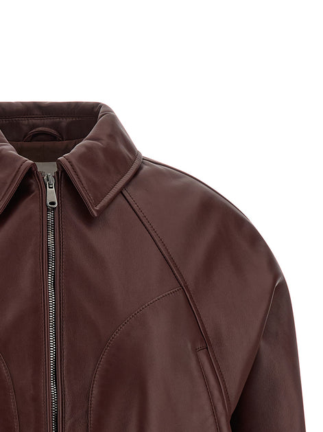 Nappa leather jacket