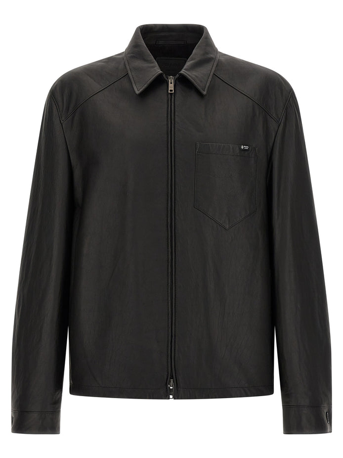 Nappa leather jacket