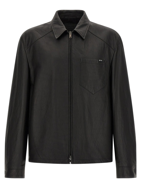 Nappa leather jacket