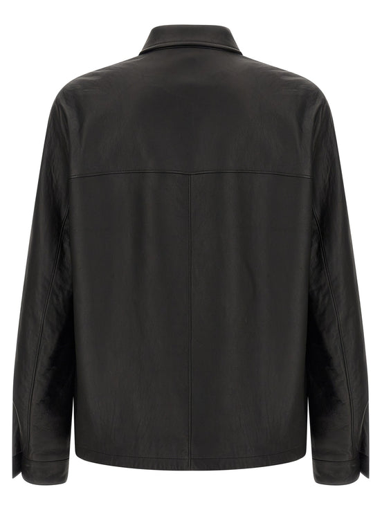 Nappa leather jacket