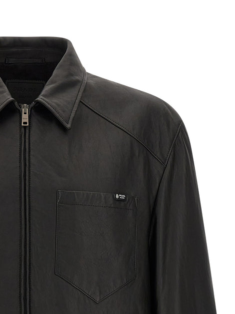Nappa leather jacket