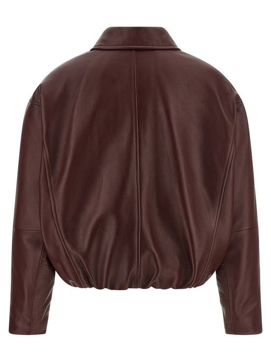 Nappa leather jacket