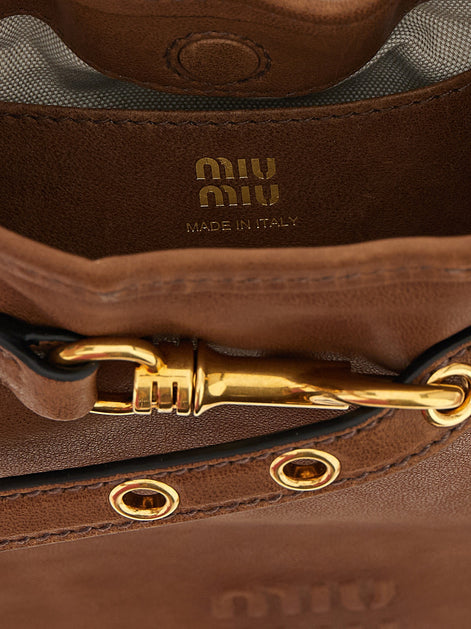 Nappa leather shoulder strap