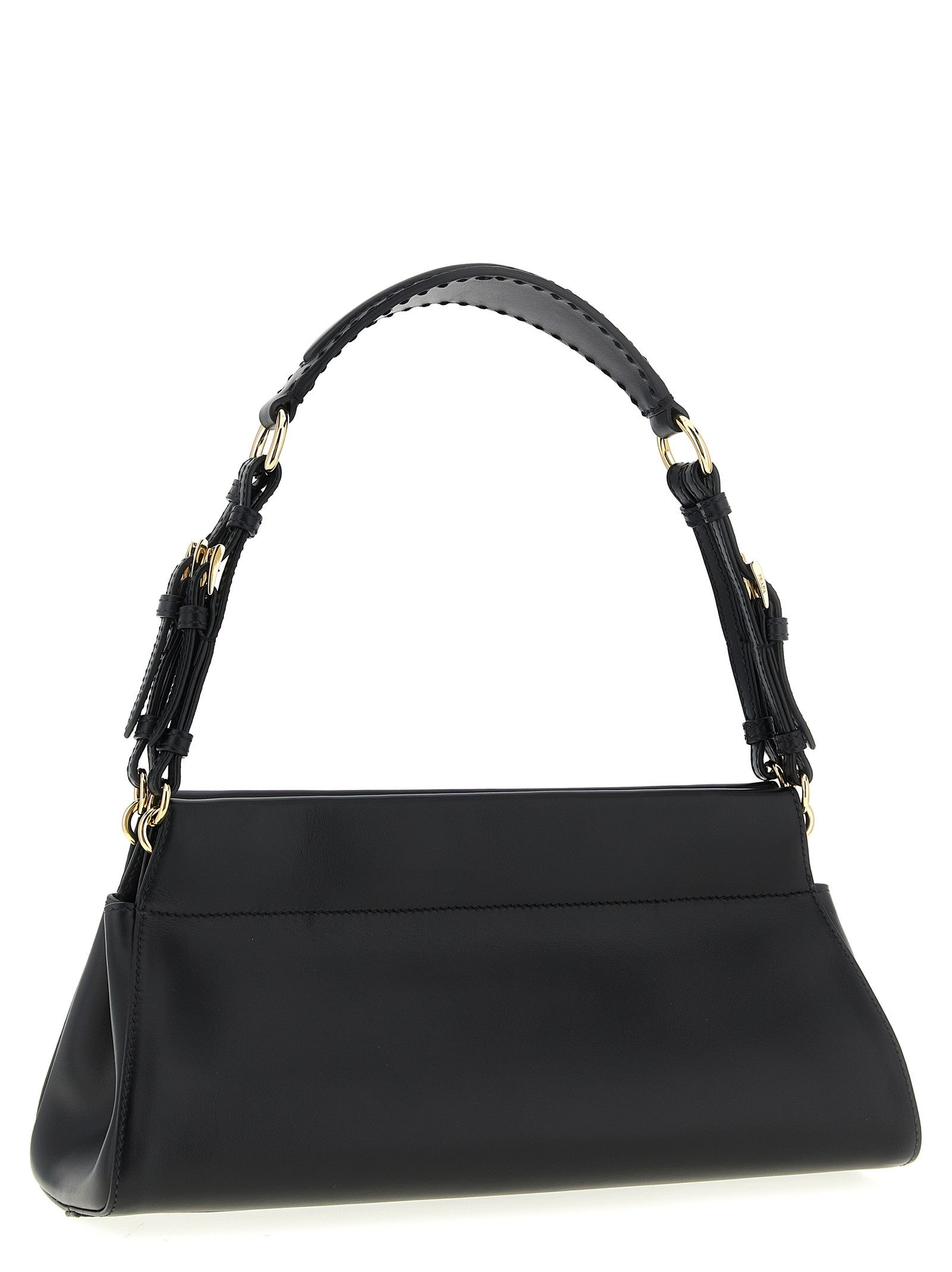Nappa shoulder bag