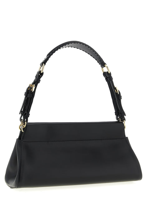 Nappa shoulder bag