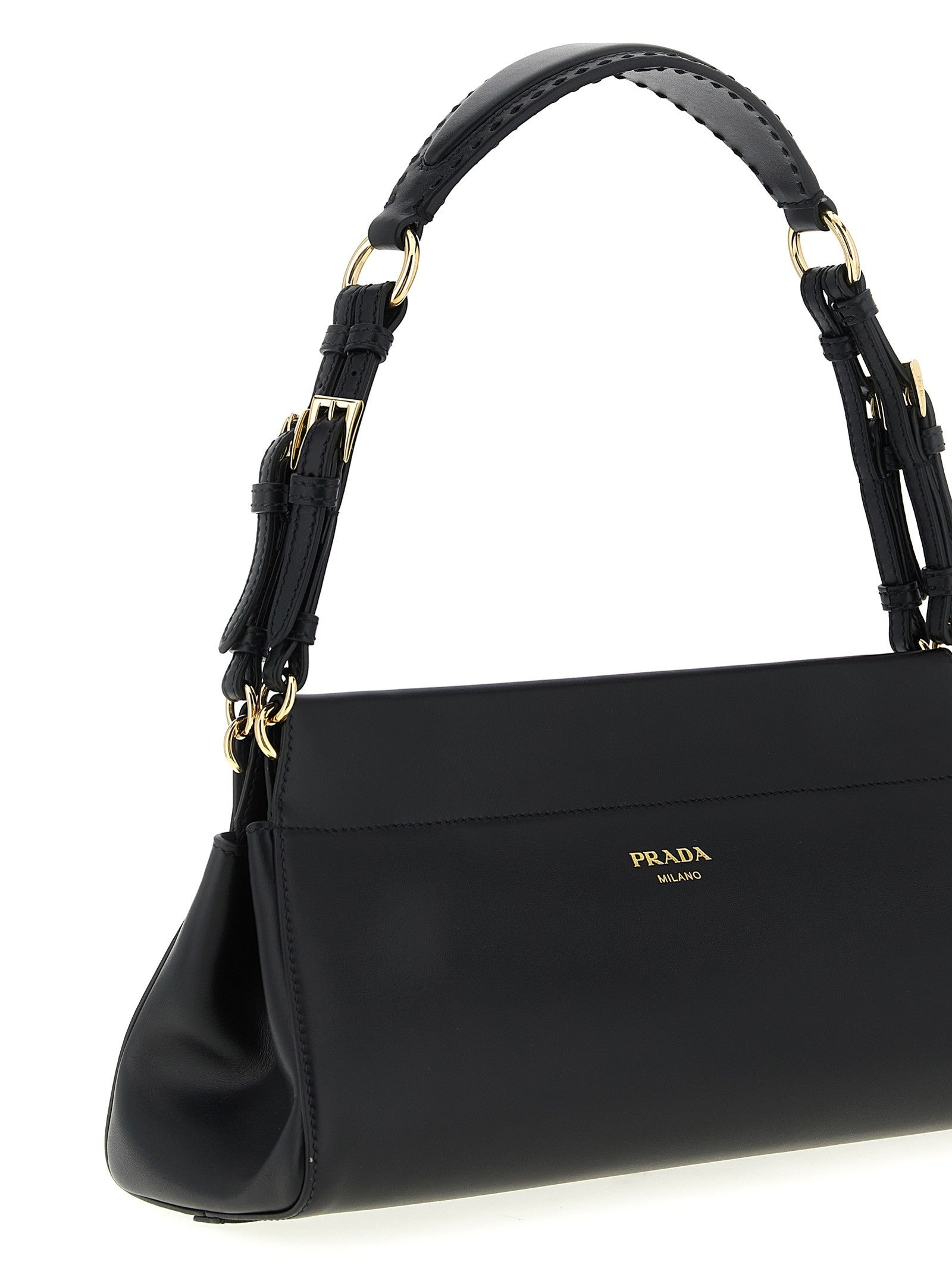Nappa shoulder bag