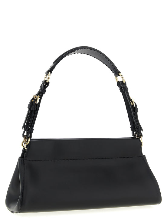 Nappa shoulder bag