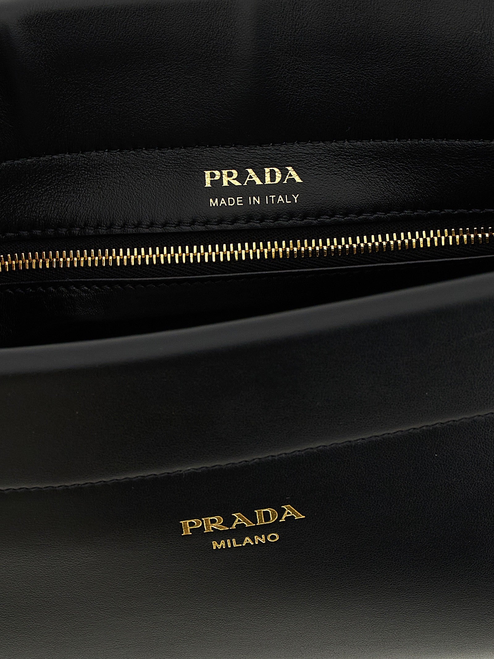 Nappa shoulder bag