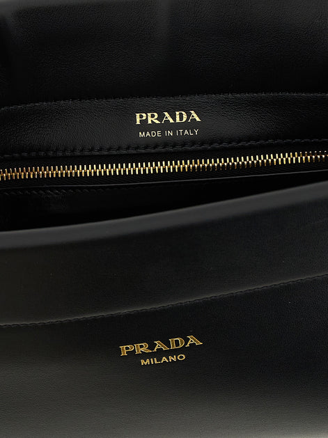 Nappa shoulder bag