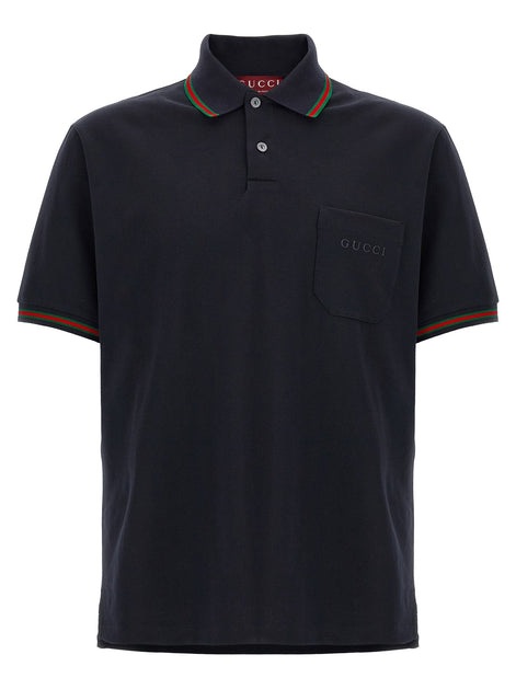 'Nastro Web' polo shirt