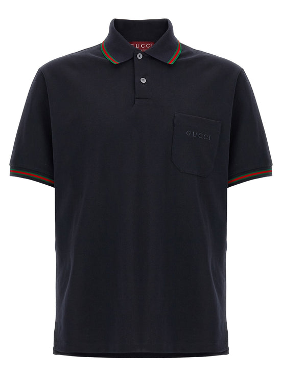 'Nastro Web' polo shirt