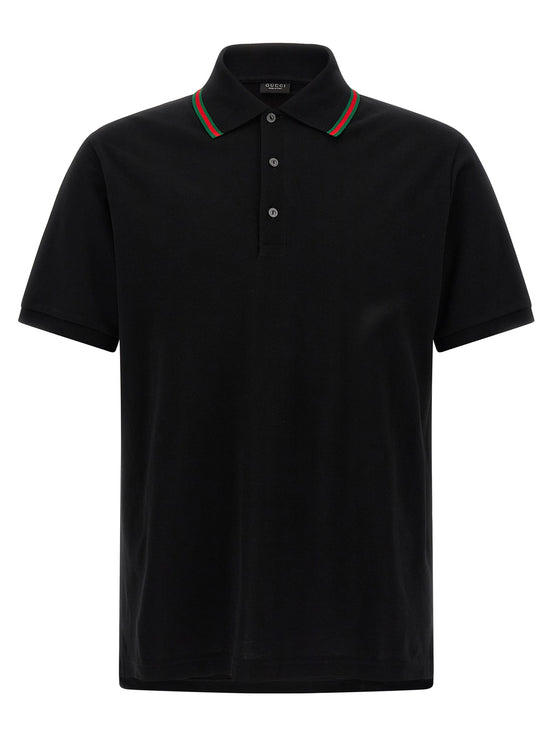 'Nastro Web' polo shirt