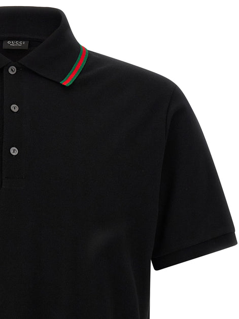 Gucci 'Nastro Web' polo shirt