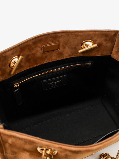 Saint Laurent Niki suede shopping bag