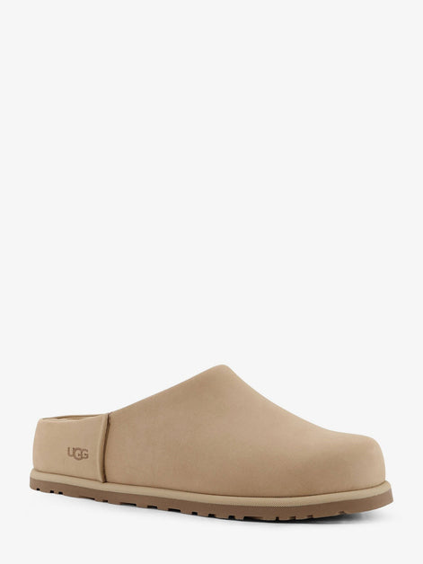 Nubuck sandals with engraved logo on the side