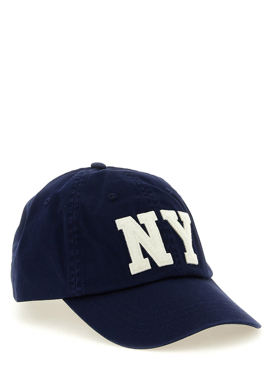 'NY' cap
