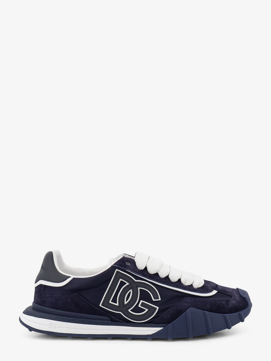 NY nylon and suede sneakers