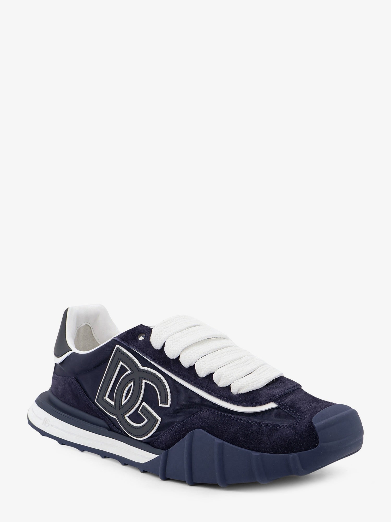NY nylon and suede sneakers