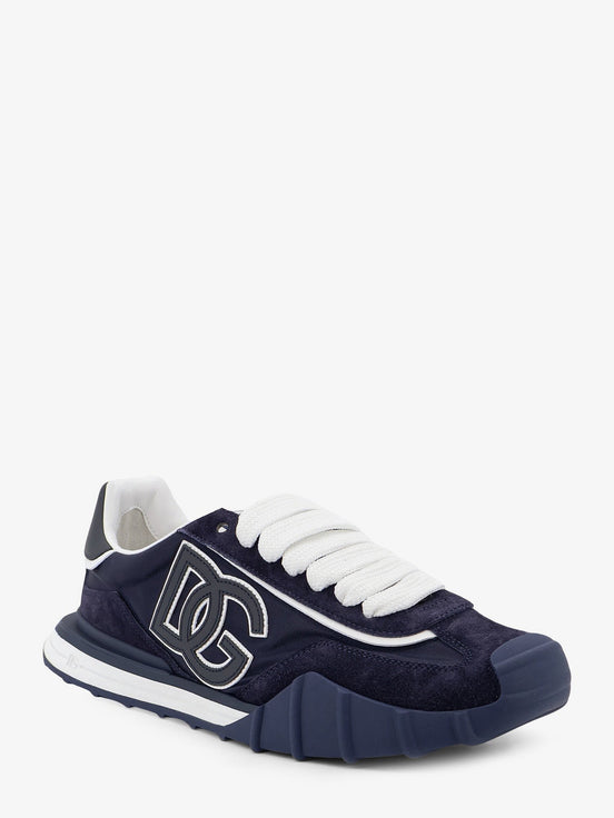 NY nylon and suede sneakers
