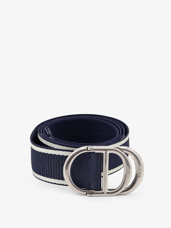 Nylon belt with embroidered logo
