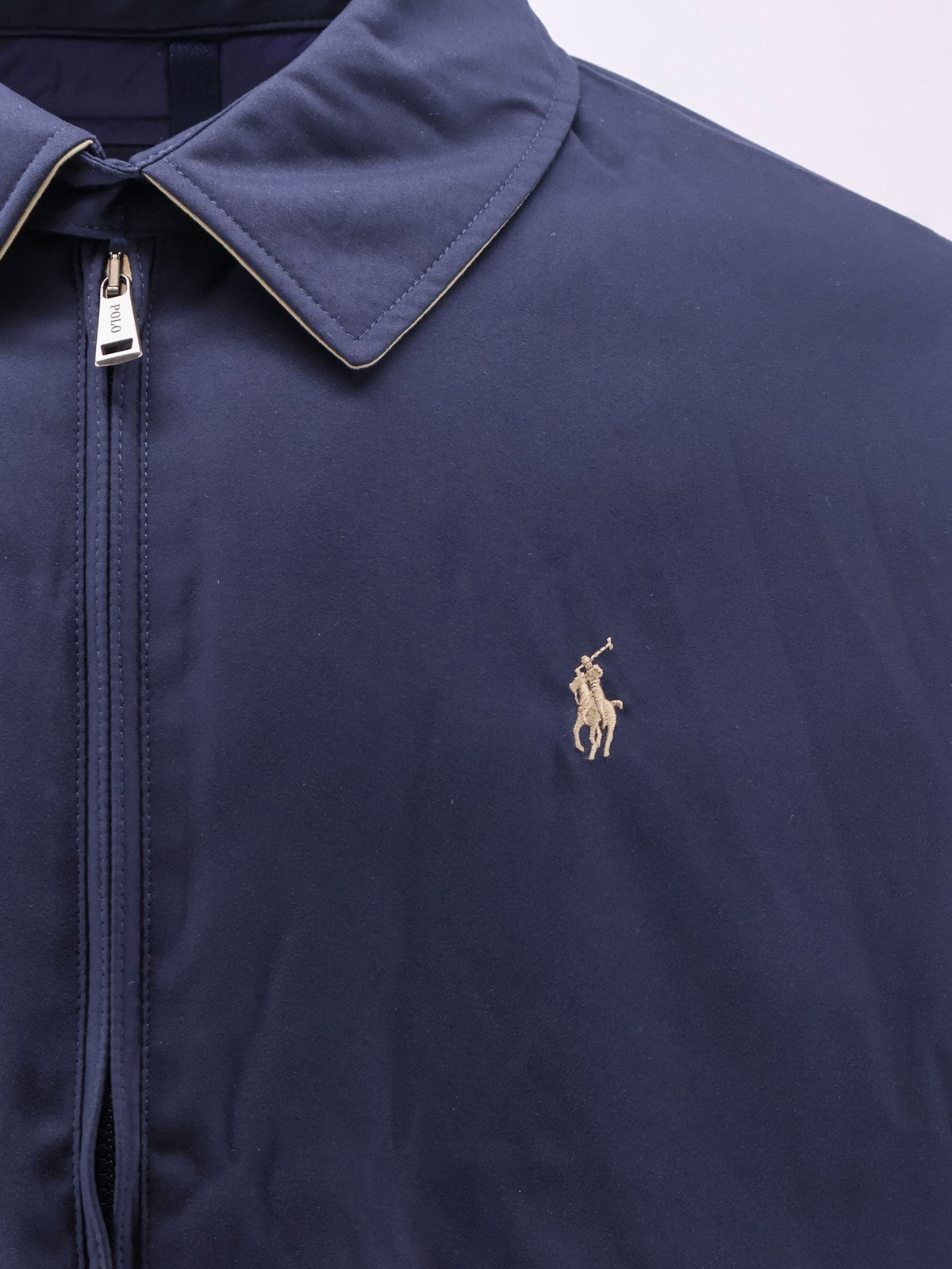 Polo Ralph Lauren Nylon down jacket with contrasting embroidered logo