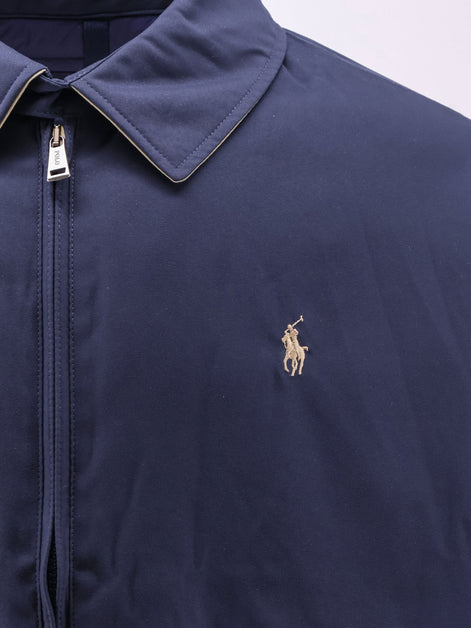 Polo Ralph Lauren Nylon down jacket with contrasting embroidered logo