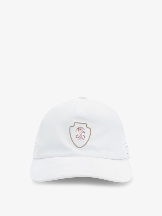 Nylon hat with logo on the front