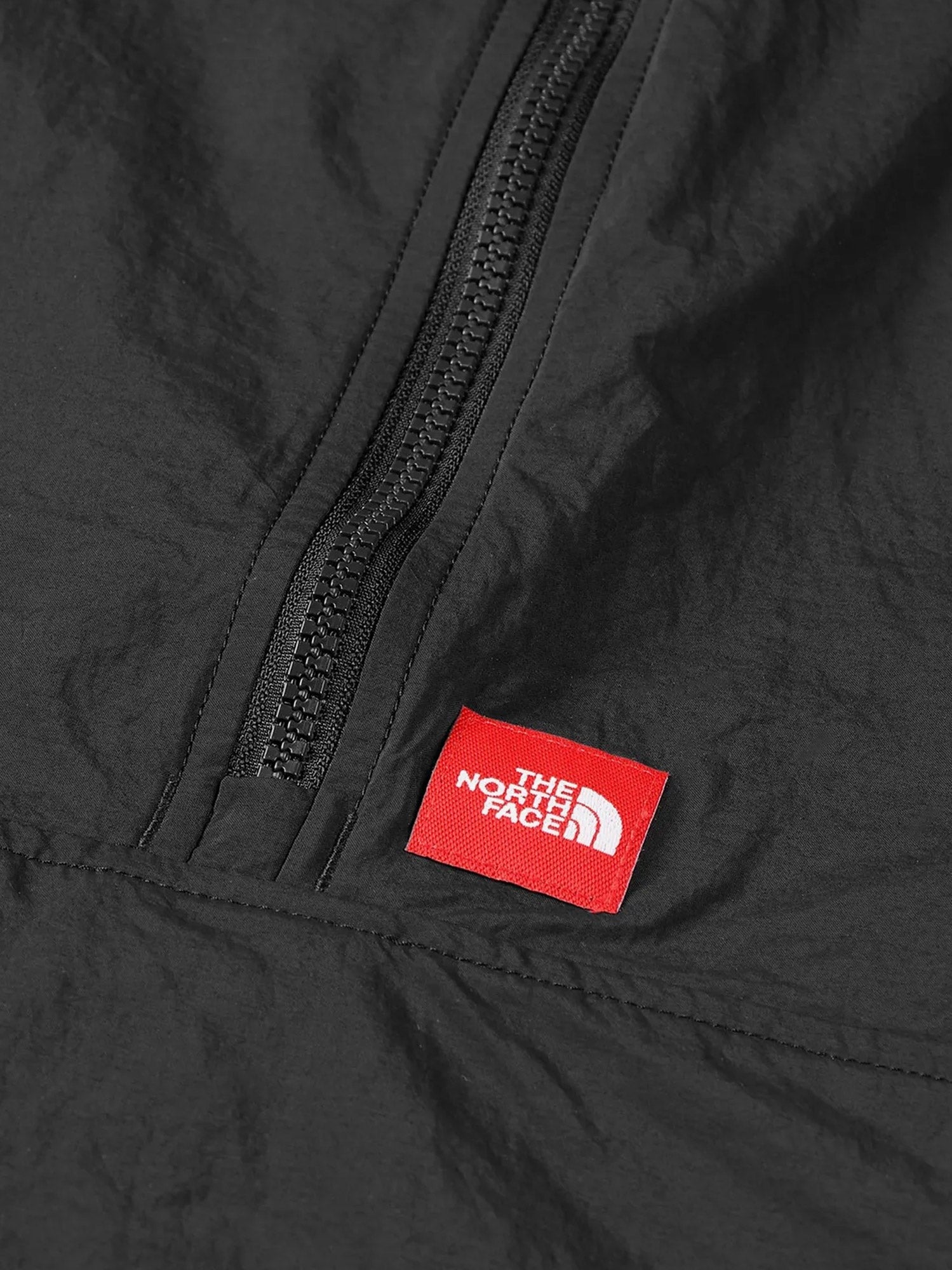 Nylon jacket with Logo patch