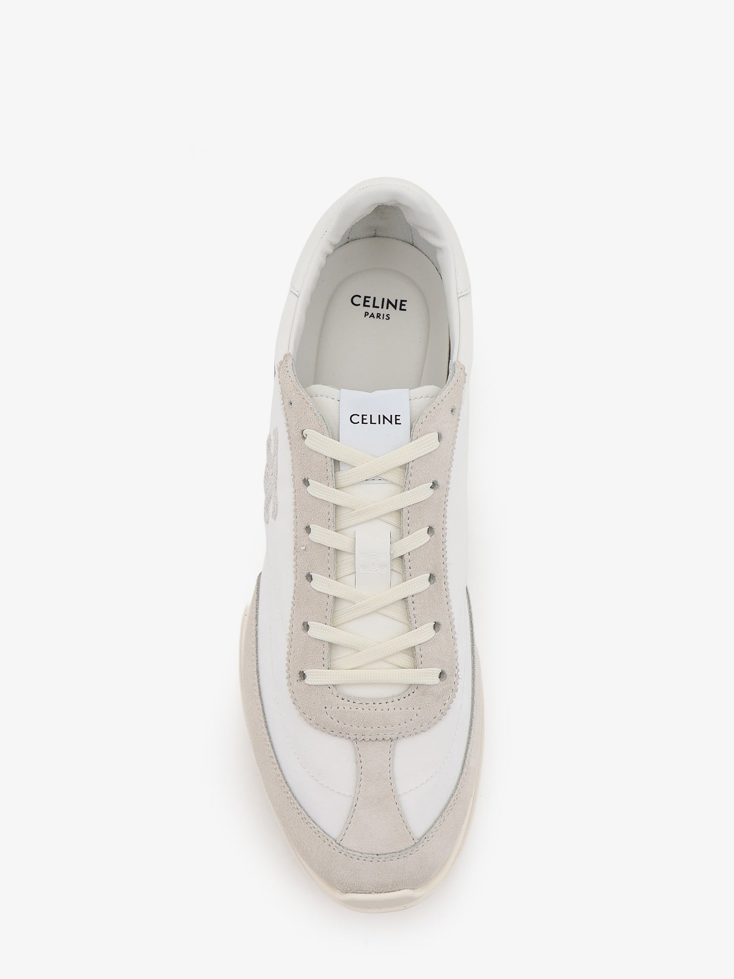 Celine Nylon Racer sneakers with Triomphe logo on the side