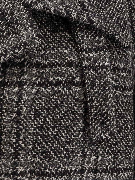 One Layer raglan wool coat