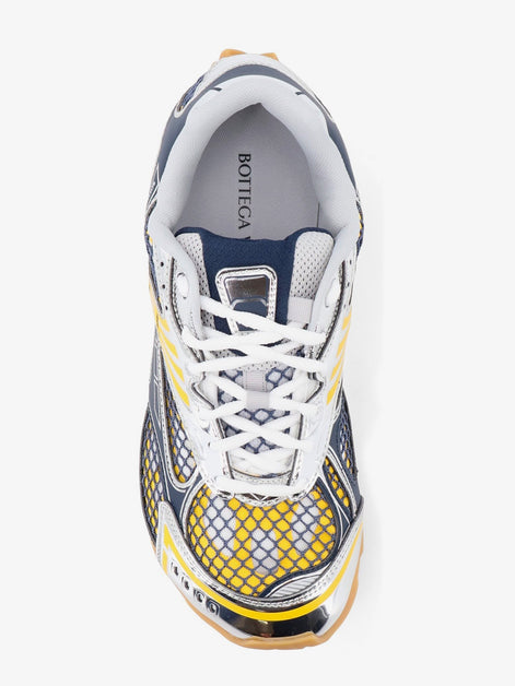 Bottega Veneta Orbit mesh and leather sneakers