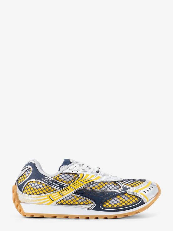 Orbit mesh and leather sneakers