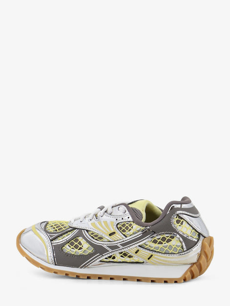 Bottega Veneta Orbit Mesh and Leather Sneakers