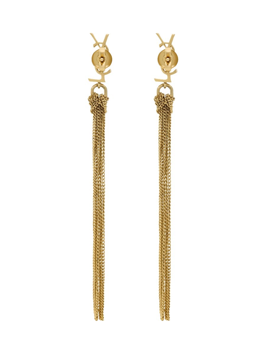 Saint Laurent ORECCHINI CON LOGO