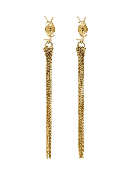 Saint Laurent ORECCHINI CON LOGO