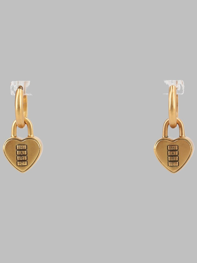 Orecchini "Heart Padlock"
