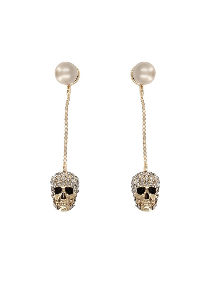 ORECCHINI PENDENTI "SKULL"