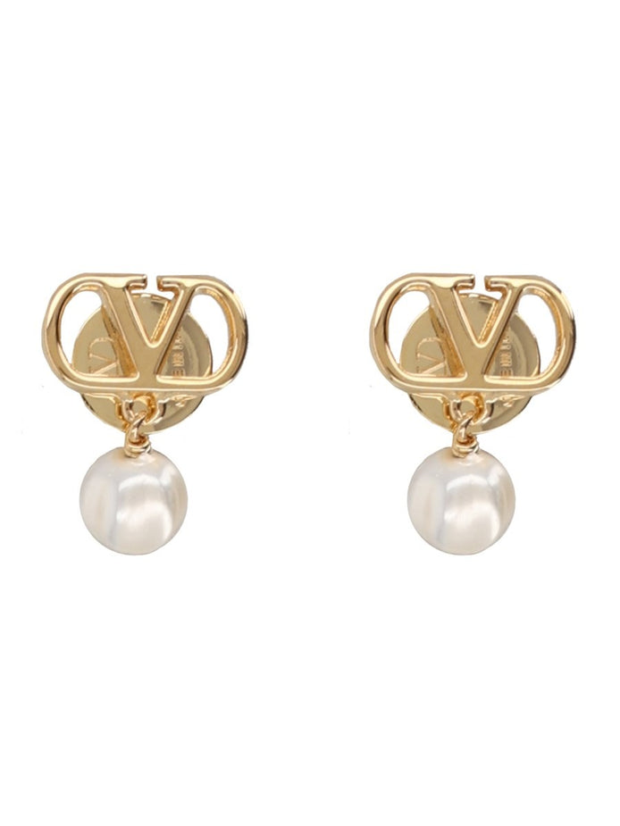 ORECCHINI "VLOGO SIGNATURE" CON PERLA