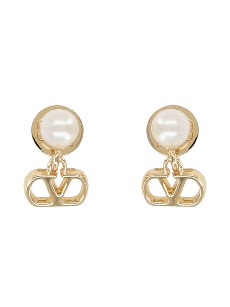 ORECCHINI "VLOGO SIGNATURE" CON PERLA