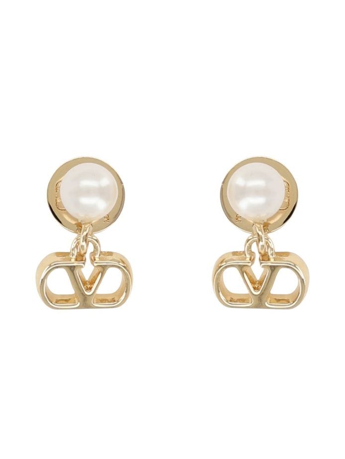 ORECCHINI "VLOGO SIGNATURE" CON PERLA