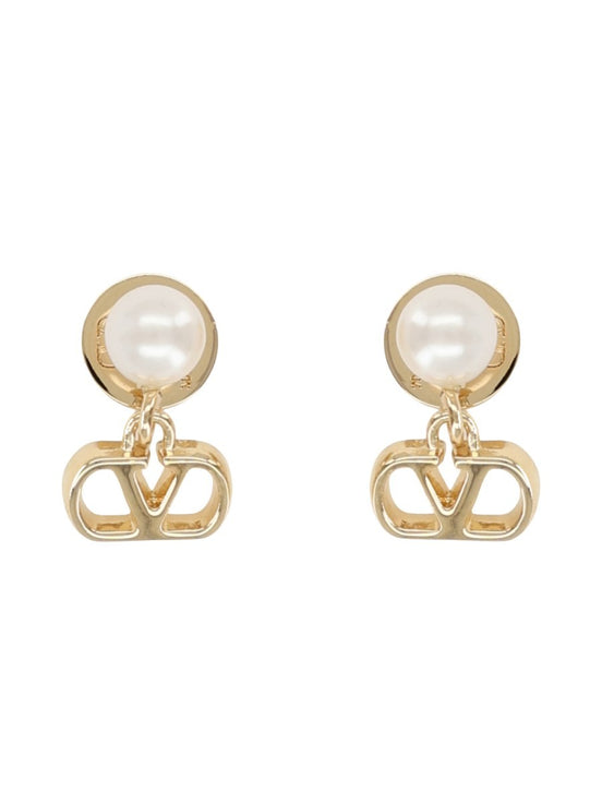 ORECCHINI "VLOGO SIGNATURE" CON PERLA
